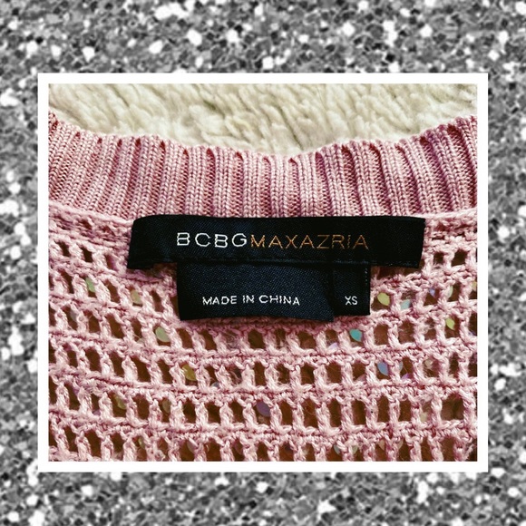Pink Sequined BCBG Shrug - Picture 4 of 4